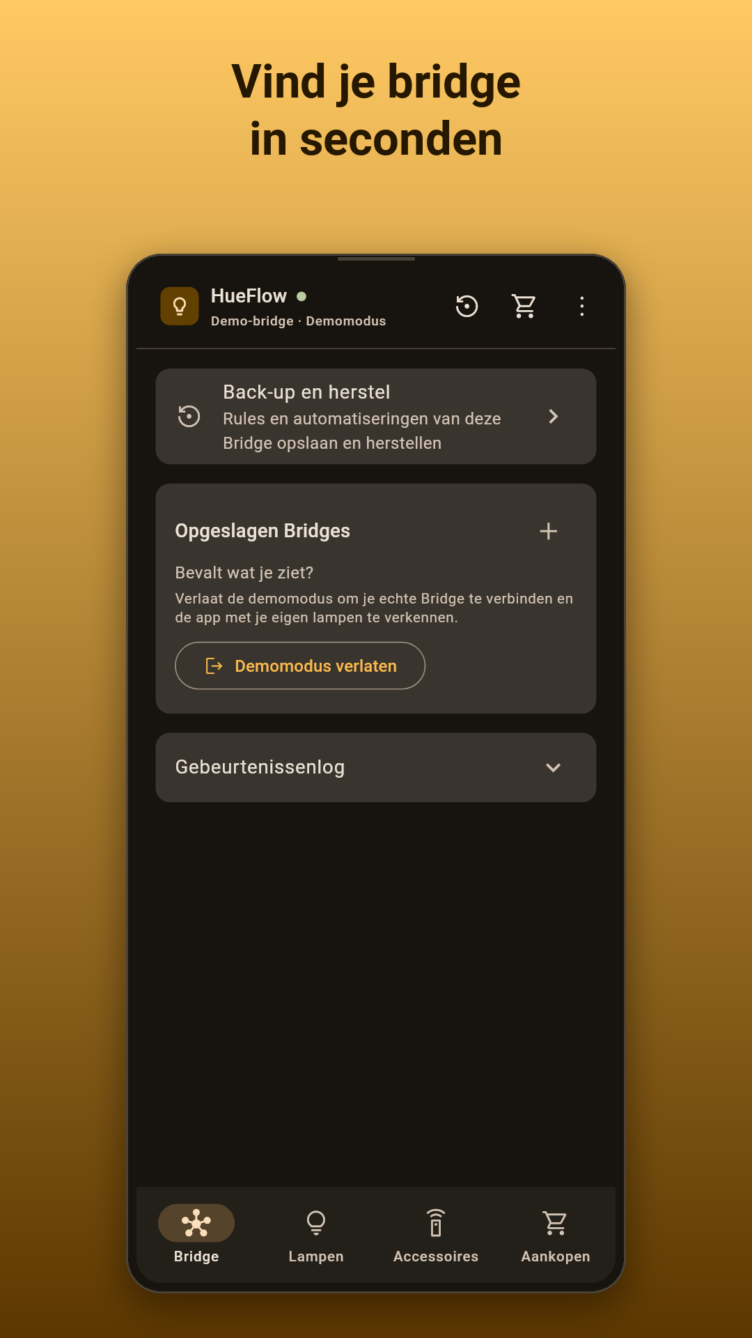 Vind je bridge in seconden